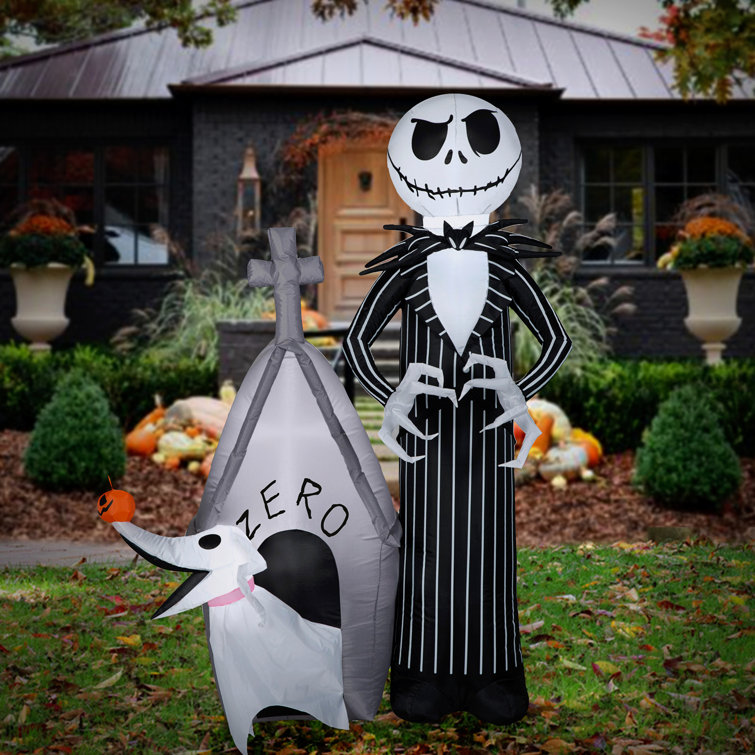 The Holiday Aisle® Jack Skellington and Zero Inflatable & Reviews Wayfair